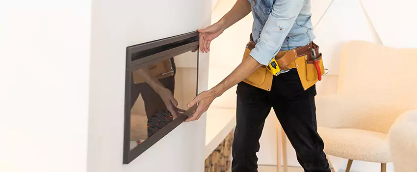 Metal Fireplace Installation in Sunset, Florida