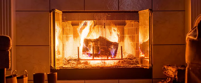 Mendota Hearth Landscape Fireplace Installation in Sunset, Florida