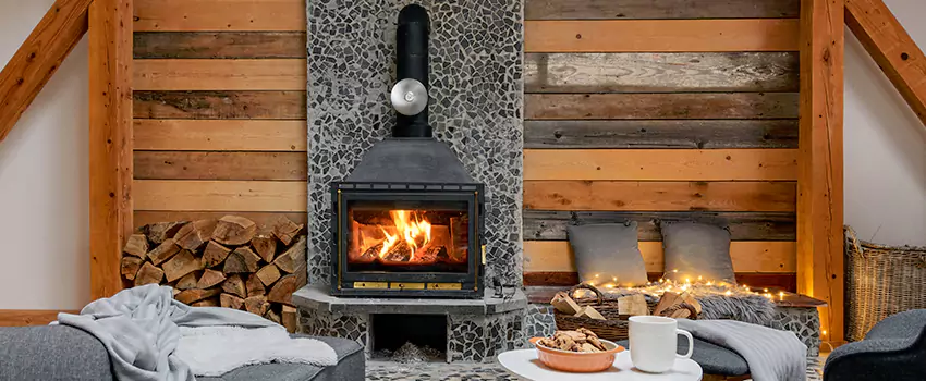 Thelin Hearth Products Direct Vent Gas Stove Fireplace Inspection in Sunset, Florida