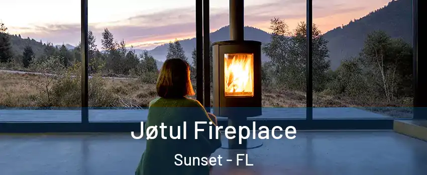  Jøtul Fireplace Sunset - FL